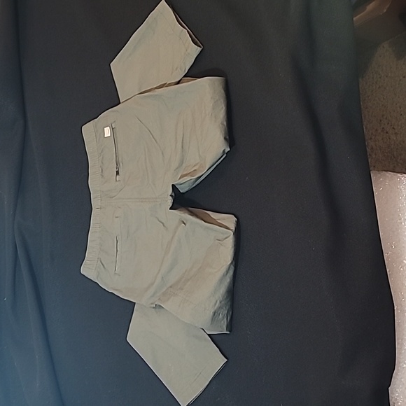 Vuori Ripstop Pants Army Green Womens Small with Drawstring and Zip Pockets - Picture 9 of 16